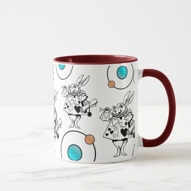 Conejo de Gerald G - Alicia en taza del país de (Derecha)