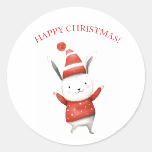 CONEJO DE NAVIDAD PEGATINAS SALTARINAS