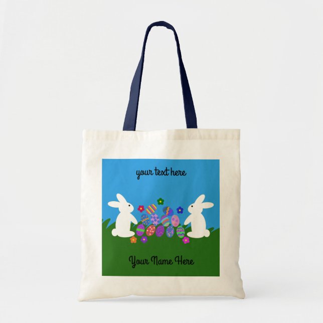 Conejo de Pascua #1 Bolsa de Tote (Frente)