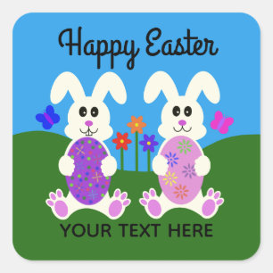 Conejo de Pascua #4-2 Pegatinas