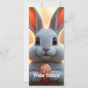 Conejo de Pascua alegre en el encanto de la primav