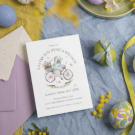 Conejo de Pascua, caza de huevos e invitación a br