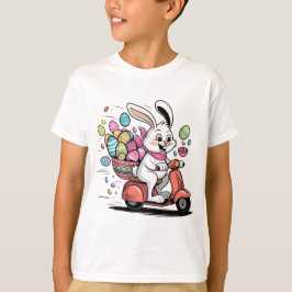 Conejo de Pascua con camiseta Scooter