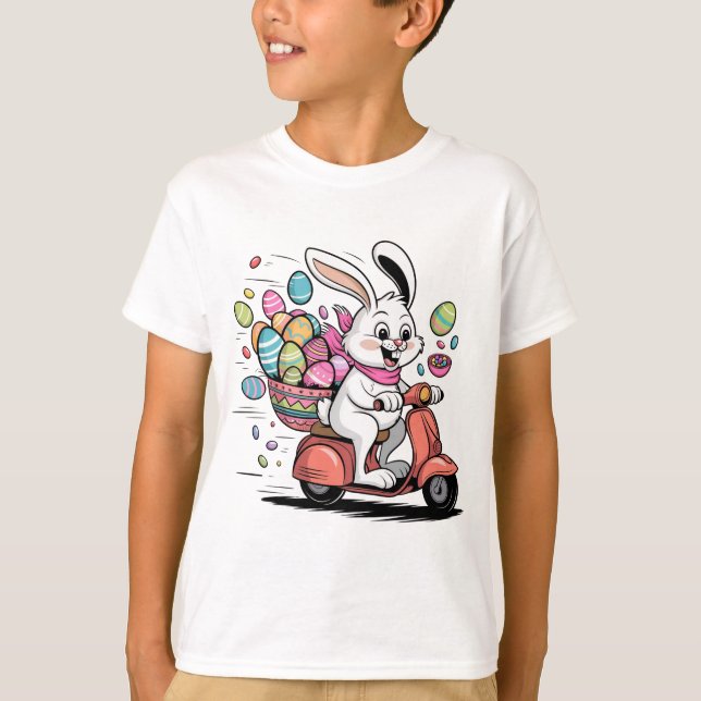 Conejo de Pascua con camiseta Scooter (Anverso)