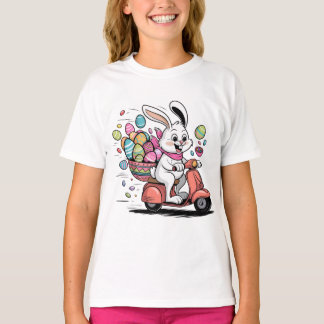 Conejo de Pascua con camiseta Scooter