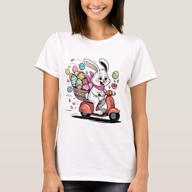 Conejo de Pascua con camiseta Scooter (Anverso)
