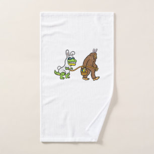 Conejo de Pascua Dino Bigfoot Sasquatch Trex Hombr