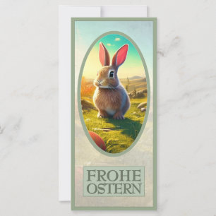 Conejo de Pascua en el encanto de la primavera