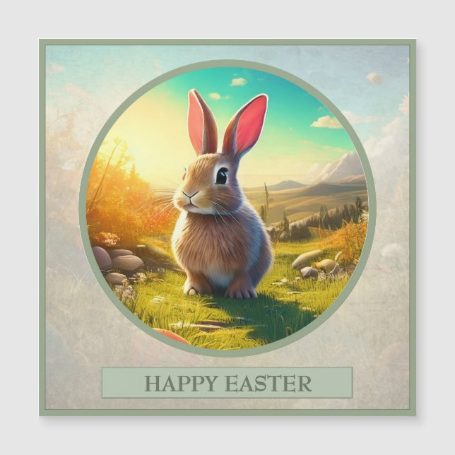 Conejo de Pascua en Magia de Primavera (Anverso)