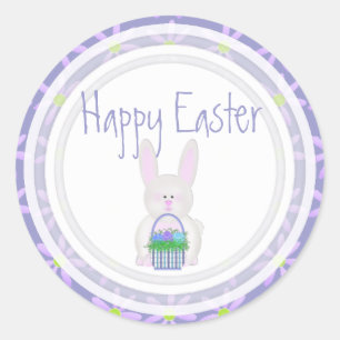 Conejo de Pascua: Felices Pegatinas de Pascua