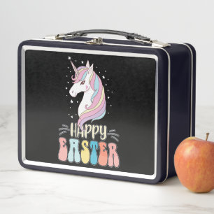 Conejo de Pascua Feliz Unicornio Huevos de Conejo