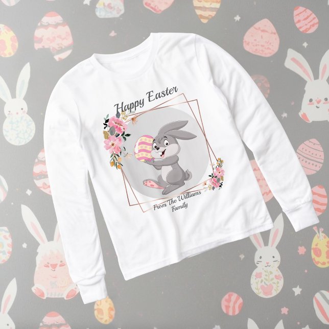Conejo de Pascua gris personalizado  (Subido por el creador)