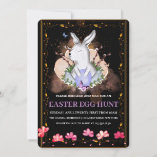 Conejo de Pascua, Invitación a la caza de huevos d