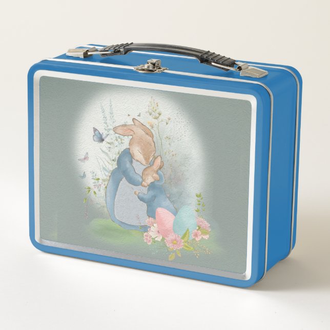 Conejo de Pascua Peter Metalizado Lunch Box (Anverso)