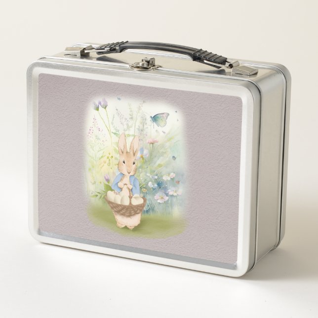 Conejo de Pascua Peter Metalizado Lunch Box (Anverso)