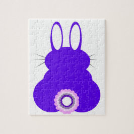 Conejo de Pascua Púrpura, 110 piezas, rompecabezas