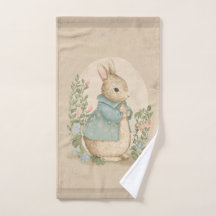 conejo de peter vintage con flores