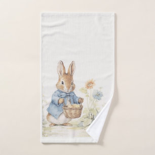 conejo de peter vintage con flores