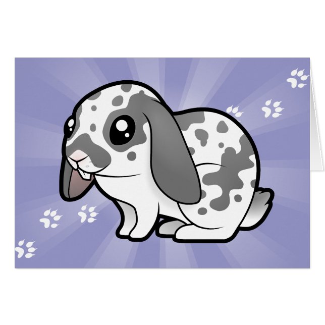 Conejo del dibujo animado (pelo liso del oído (Anverso (Horizontal))