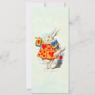 Conejo en Alice Wonderland ~ Invitación