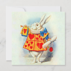 Conejo en Alice Wonderland ~ Invitación