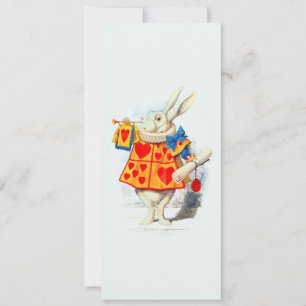 Conejo en Alice Wonderland ~ Invitación