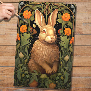 Conejo en Tapiz 1 Papel de descomposición