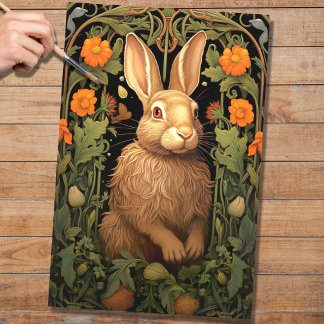 Conejo en Tapiz 1 Papel de descomposición