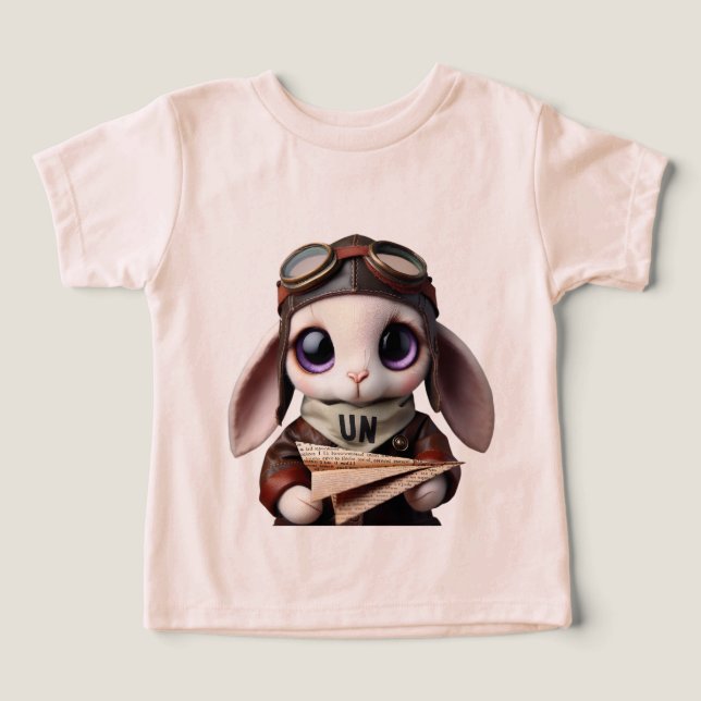 Conejo en un traje de vuelo (Diseño delantero )