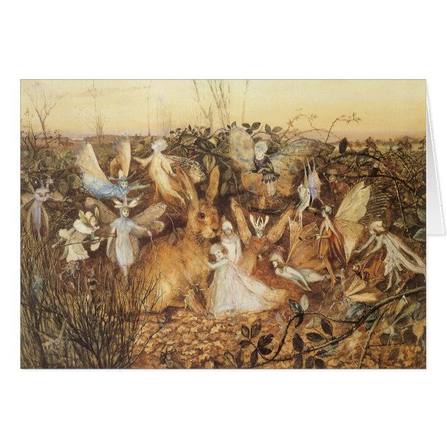 Conejo entre las hadas, cuentos de hadas veneciana (Anverso (Horizontal))