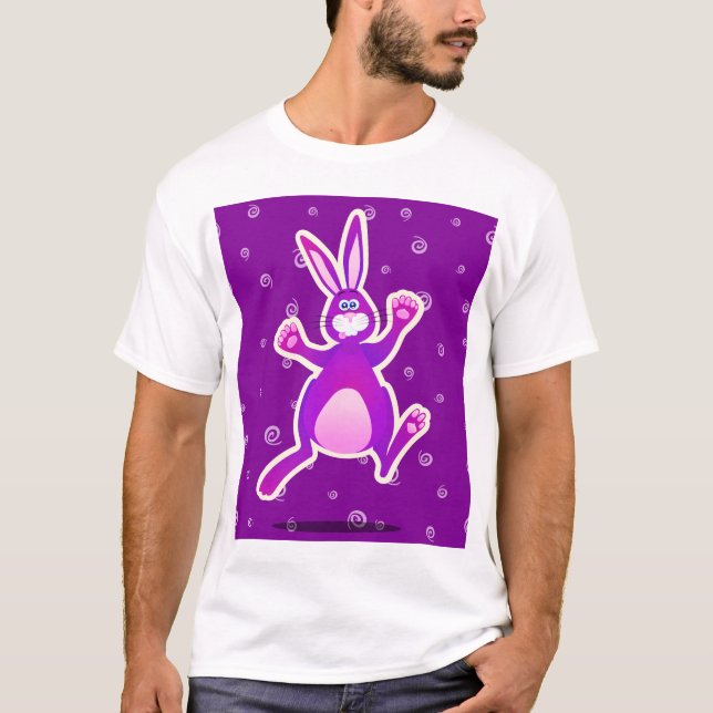 Conejo funky, camiseta (Anverso)