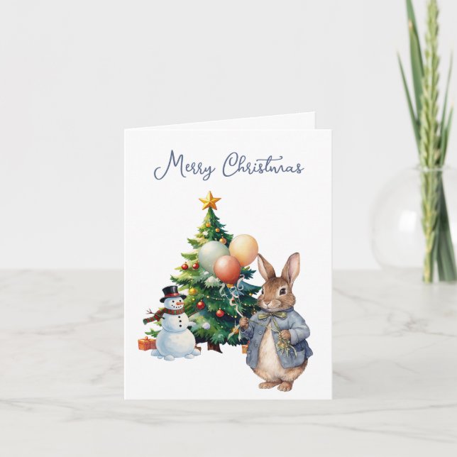 Conejo gordito de Navidad (Anverso)