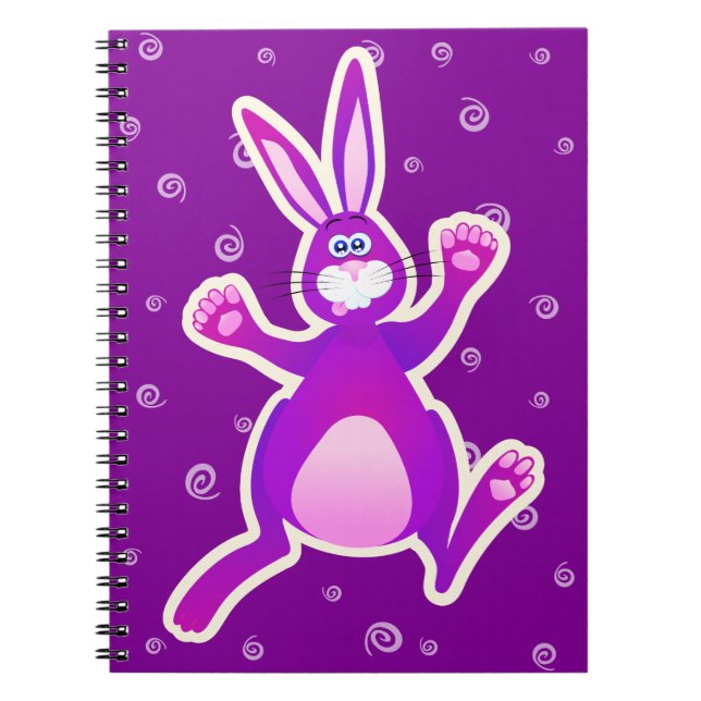 Conejo gracioso, cuaderno (Frente)