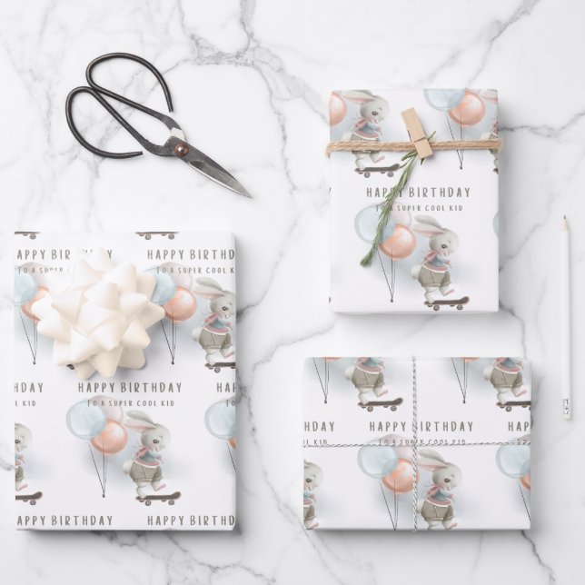 Conejo infantil de Guay en hojas de ajuste de pati (Anverso)