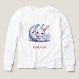 conejo lindo y luna creciente