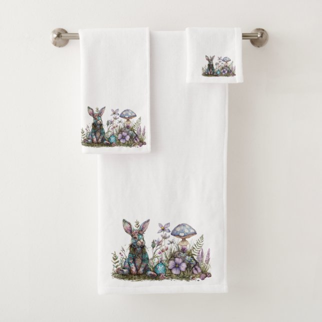 Conejo místico con hongos (In situ)