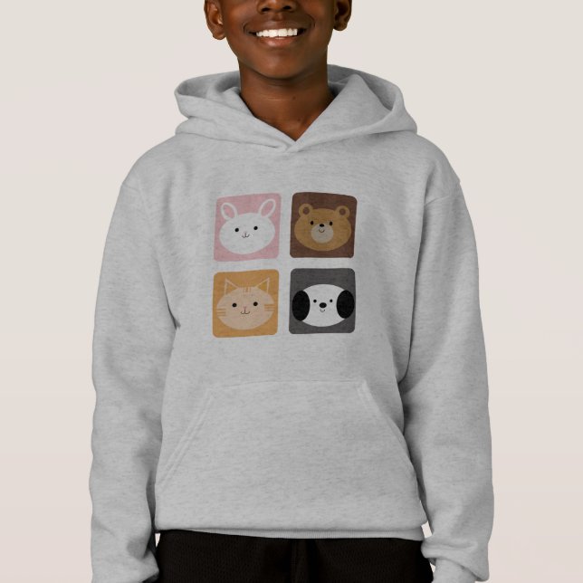 Conejo, perro, gato y oso (Anverso)