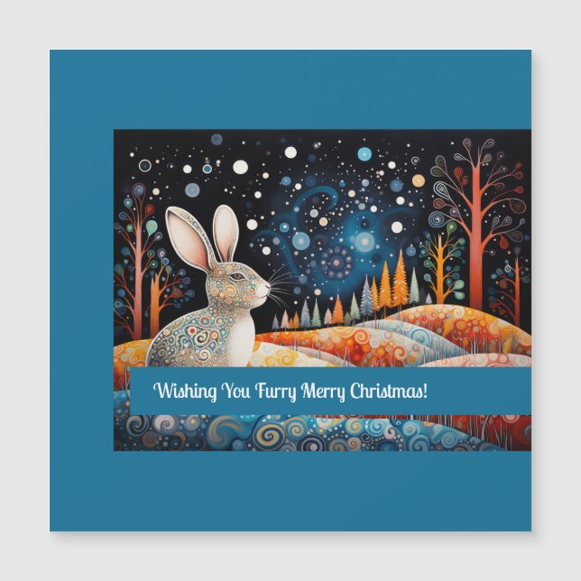 Conejo te desea una Feliz Navidad Peluda! (Anverso)