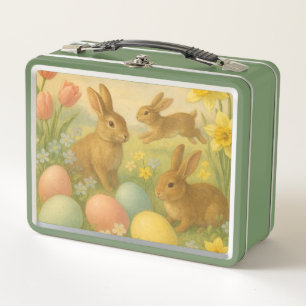 Conejo vintage/Huevo de Pascua/Primavera