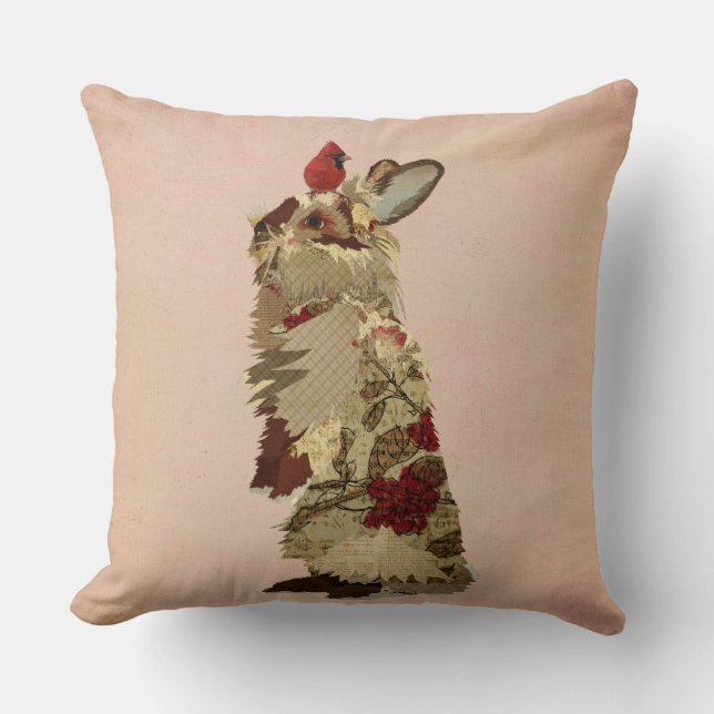 CONEJO y almohada CARDINAL (Anverso)