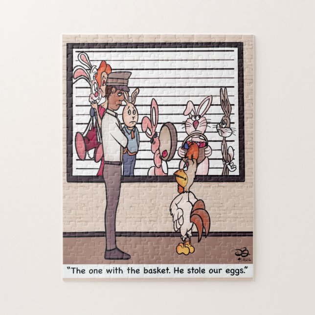 Conejos En Un Rompecabezas De Lineas (Vertical)