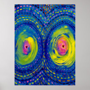 Conexión Cósmica – Póster de Arte Abstracto Colori