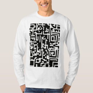 Conexión digital: Camisa de artista de código QR"