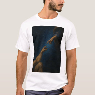 Conexión divina - Camiseta de arte Inspirador