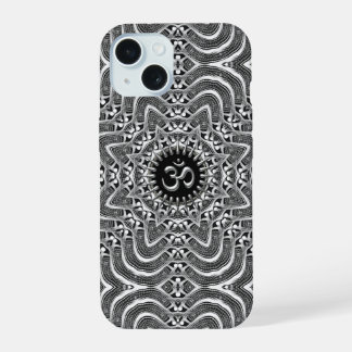 Conexión Espiritual De Om Plateado