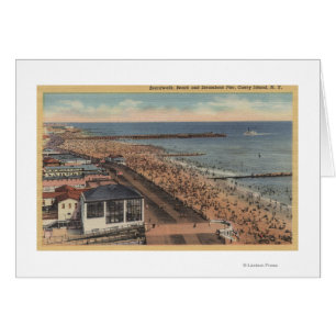 Coney Island, Nueva York - paseo marítimo, playa