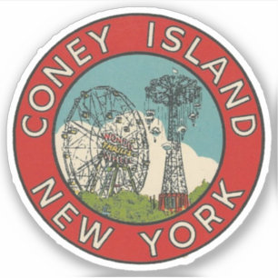 Coney Island, Nueva York - Pegatina