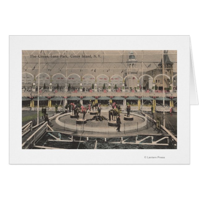 Coney Island, NY - Luna Park Circus Act (Anverso (Horizontal))