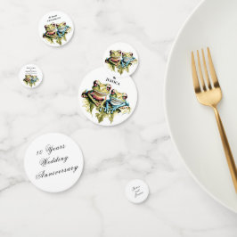 Confeti 10 años Boda Aniversario Jardín Fiesta Casual