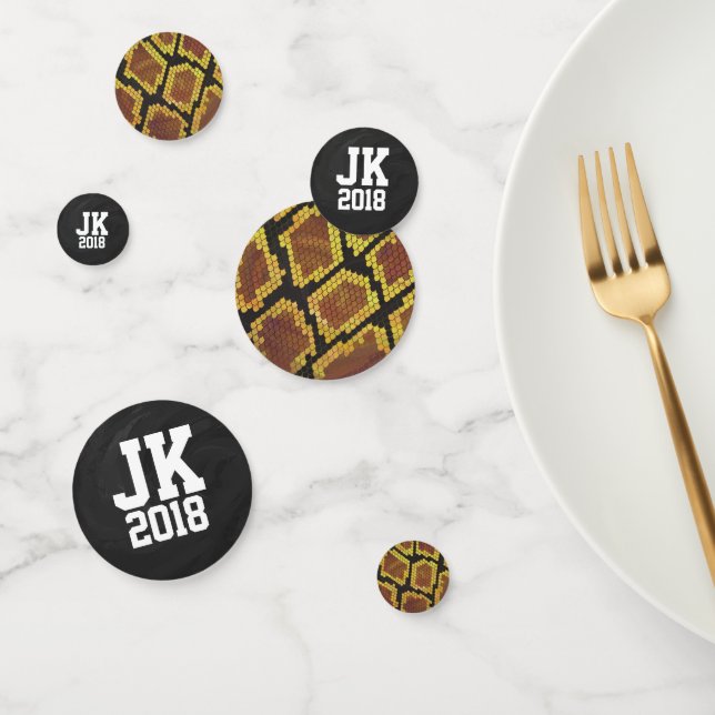 Confeti 11 de 12 puntos personalizados de serpientes (Grupo)